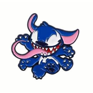 Lapel Pin - Disney Stitch Cosplay Venom Costume, Marvel Kawaii 1.41”